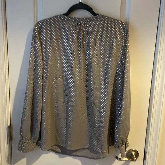 Brand new silver Talbots top. - Picture 4 of 4